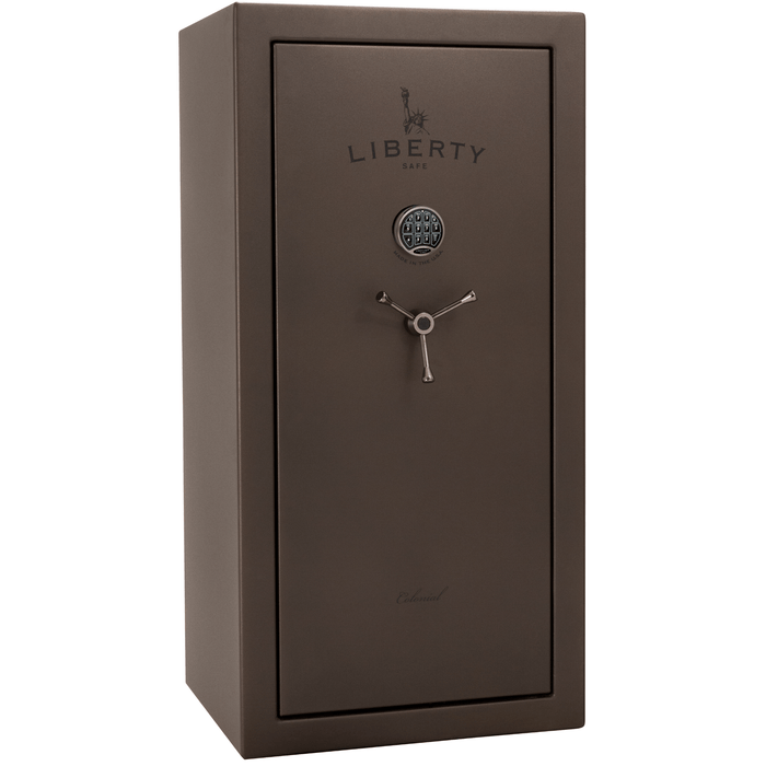 Colonial | 23 | Level 3 Security | 75 Minute Fire Protection | Bronze | Black Electronic Lock | 60.5"(H) x 30"(W) x 25"(D)