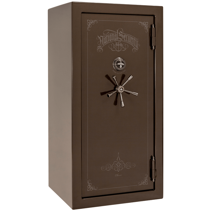 Classic Plus | 25 | Level 7 Security | 110 Minute Fire Protection | Bronze Gloss | Black Mechanical Lock | 60.5"(H) x 30"(W) x 29"(D)