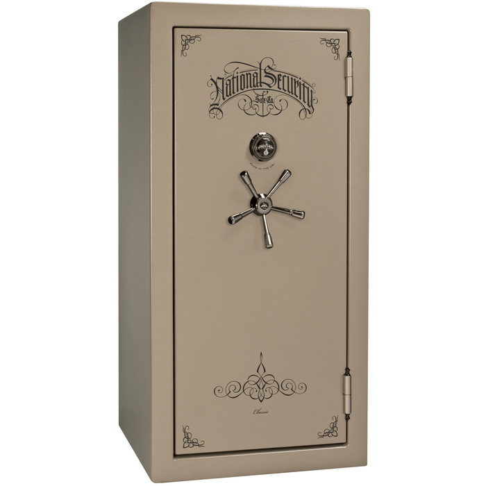 Classic Plus | 25 | Level 7 Security | 110 Minute Fire Protection | Champagne | Black Mechanical Lock | 60.5"(H) x 30"(W) x 29"(D)
