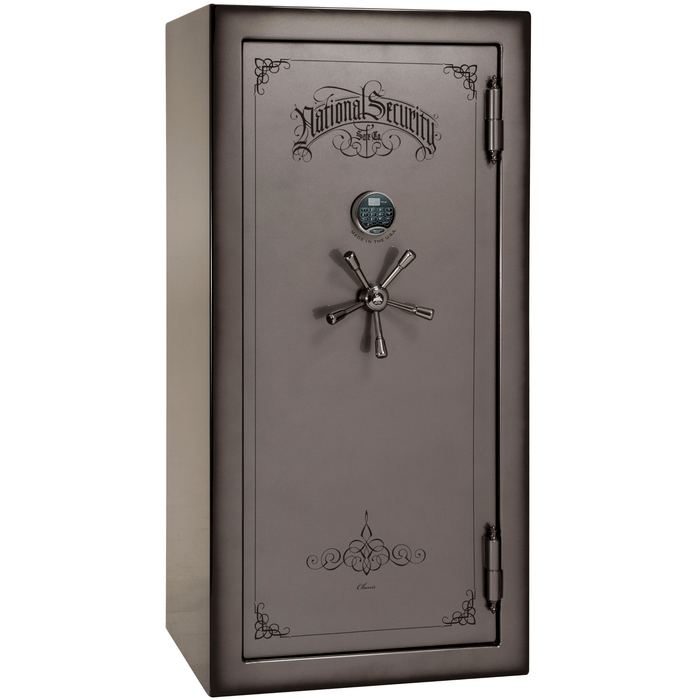 Classic Plus | 25 | Level 7 Security | 110 Minute Fire Protection | Gray 2-Tone | Black Electronic Lock | 60.5"(H) x 30"(W) x 29"(D)