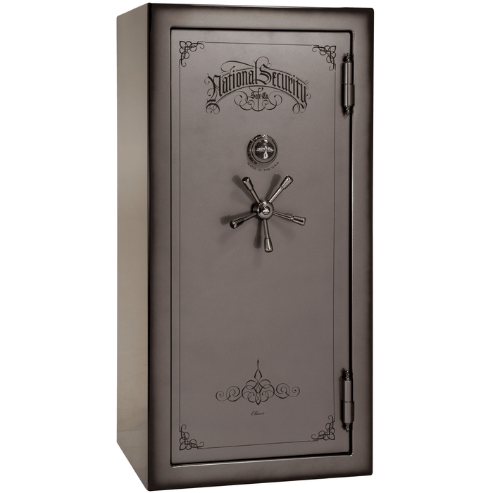 Classic Plus | 25 | Level 7 Security | 110 Minute Fire Protection | Gray 2-Tone | Black Mechanical Lock | 60.5"(H) x 30"(W) x 29"(D)