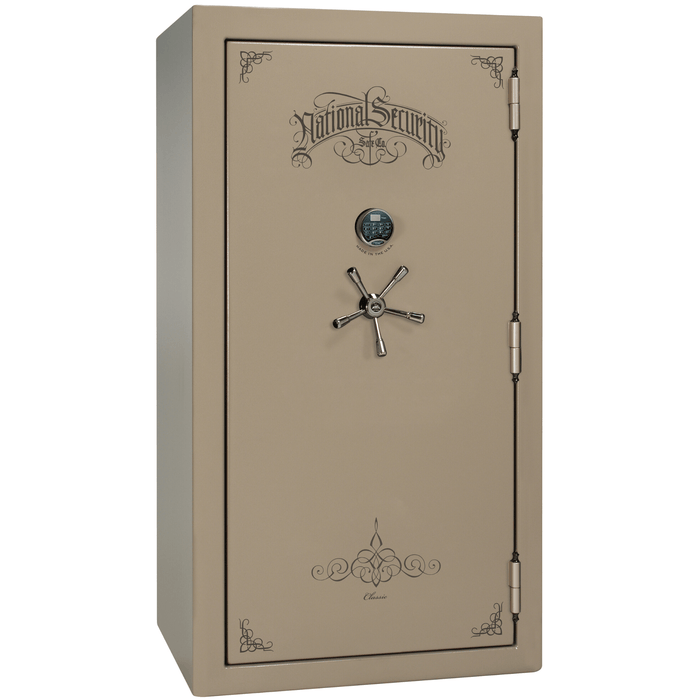 Classic Plus | 40 | Level 7 Security | 110 Minute Fire Protection | Champagne | Black Electronic Lock | 65.5"(H) x 36"(W) x 32"(D)