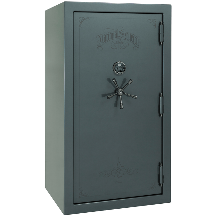 Classic Plus | 40 | Level 7 Security | 110 Minute Fire Protection | Forest Mist Gloss | Black Electronic Lock | 65.5"(H) x 36"(W) x 32"(D)