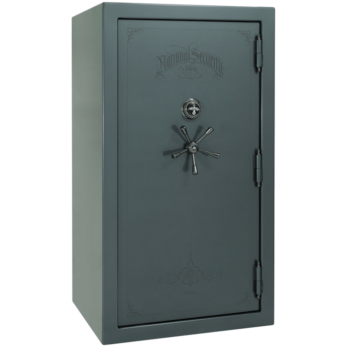 Classic Plus | 40 | Level 7 Security | 110 Minute Fire Protection | Forest Mist Gloss | Black Mechanical Lock | 65.5"(H) x 36"(W) x 32"(D)