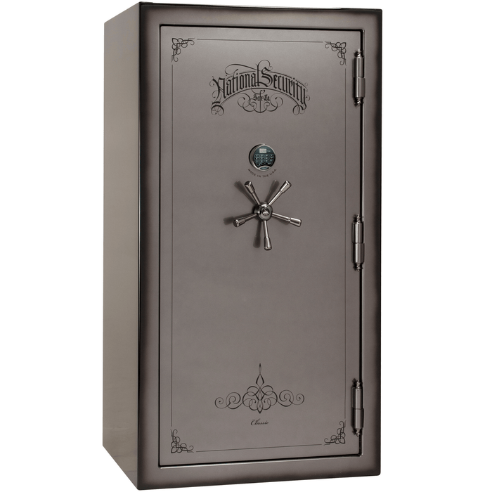 Classic Plus | 40 | Level 7 Security | 110 Minute Fire Protection | Gray 2-Tone | Black Electronic Lock | 65.5"(H) x 36"(W) x 32"(D)