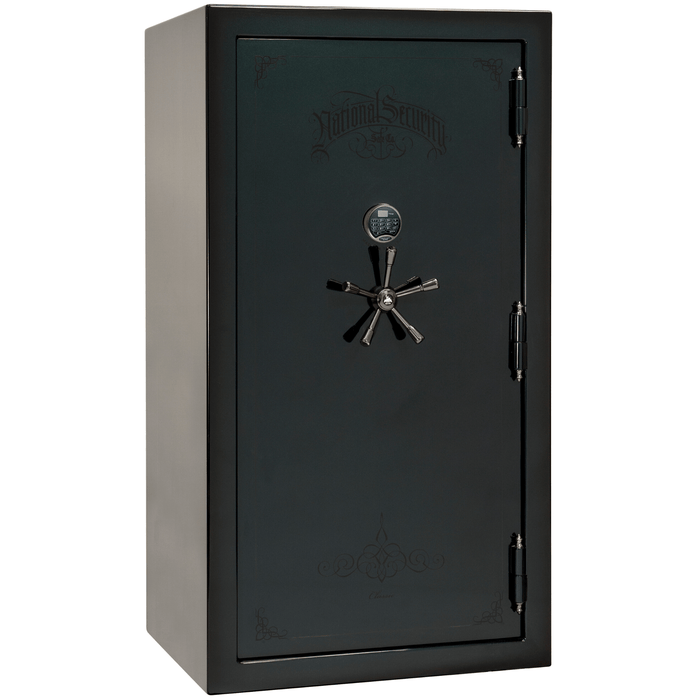 Classic Plus | 40 | Level 7 Security | 110 Minute Fire Protection | Green 2-Tone | Black Electronic Lock | 65.5"(H) x 36"(W) x 32"(D)