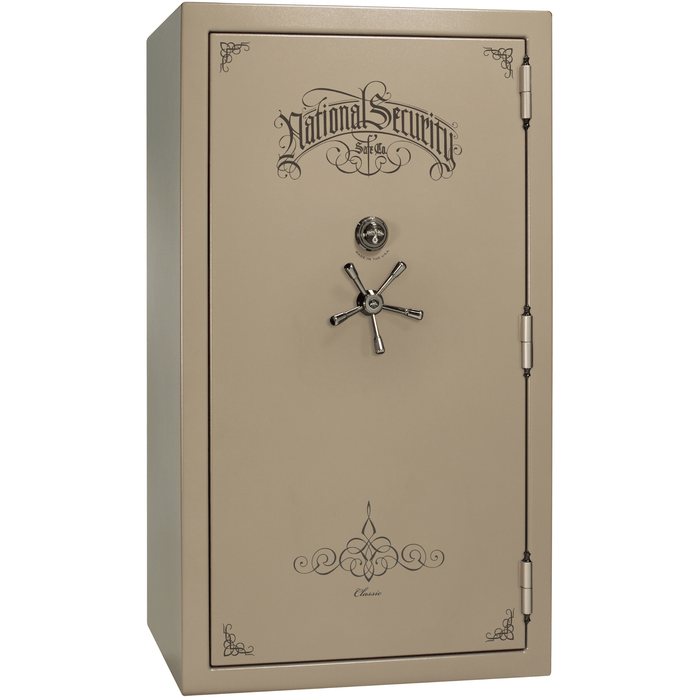 Classic Plus | 50 | Level 7 Security | 110 Minute Fire Protection | Champagne | Black Mechanical Lock | 72.5"(H) x 42"(W) x 32"(D)