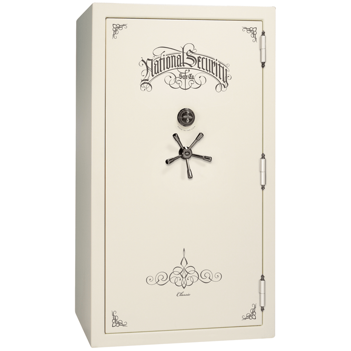 Classic Plus | 50 | Level 7 Security | 110 Minute Fire Protection | White | Black Mechanical Lock | 72.5"(H) x 42"(W) x 32"(D)