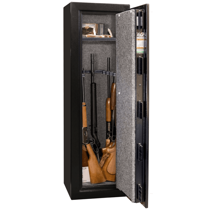 Centurion | 12 | Level 1 Security | 30 Minute Fire Protection | Black | Black Electronic Lock | 59.5"(H) x 18.25"(W) x 18"(D)