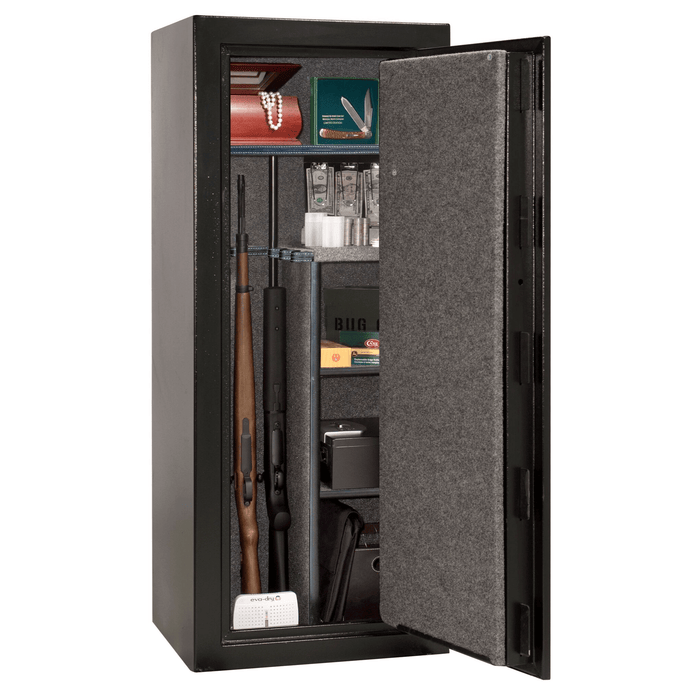 Centurion | 18 | Level 1 Security | 30 Minute Fire Protection | Black | Black Mechanical Lock | 59.5"(H) x 24.25"(W) x 22"(D)
