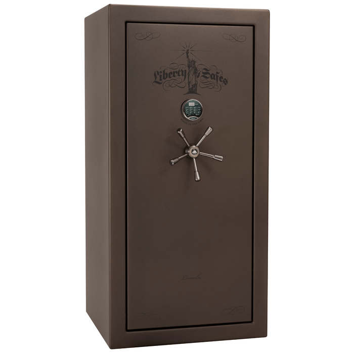 Lincoln | 25 | Level 5 Security | 110 Minute Fire Protection | Bronze | Black Electronic Lock | 60.5"(H) x 30"(W) x 28.5"(D)