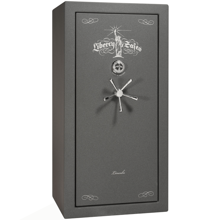 Lincoln | 25 | Level 5 Security | 110 Minute Fire Protection | Granite | Chrome Mechanical Lock | 60.5"(H) x 30"(W) x 28.5"(D)