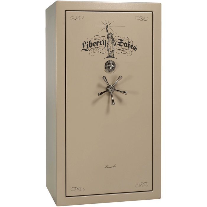 Lincoln | 40 | Level 5 Security | 110 Minute Fire Protection | Champagne | Black Mechanical Lock | 66.5"(H) x 36"(W) x 32"(D)