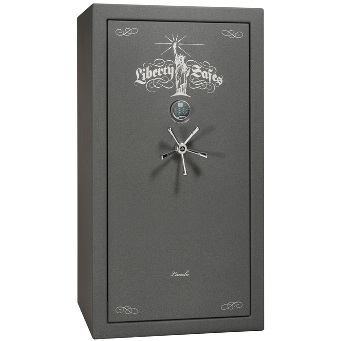 Lincoln | 40 | Level 5 Security | 110 Minute Fire Protection | Granite | Chrome Electronic Lock | 66.5"(H) x 36"(W) x 32"(D)
