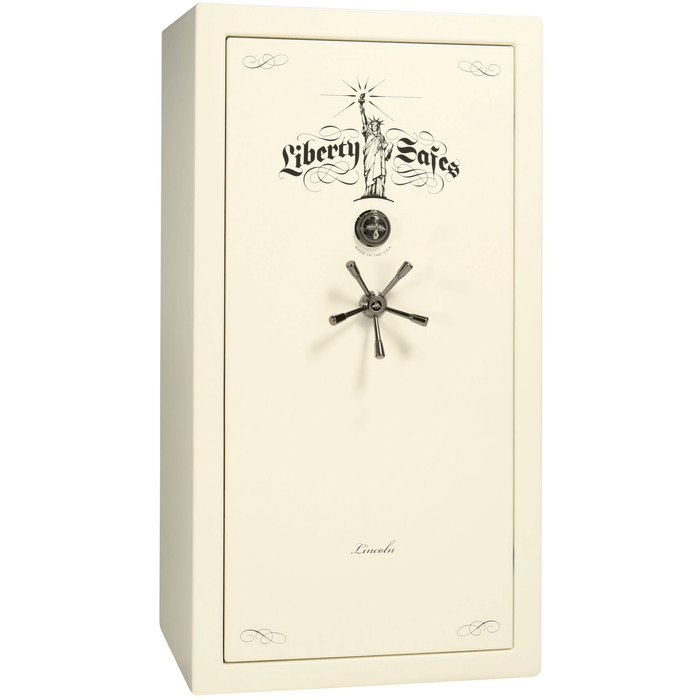 Lincoln | 40 | Level 5 Security | 110 Minute Fire Protection | White | Black Mechanical Lock | 66.5"(H) x 36"(W) x 32"(D)