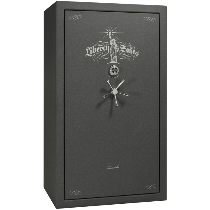 Lincoln | 50 | Level 5 Security | 110 Minute Fire Protection | Granite | Chrome Mechanical Lock | 72.5"(H) x 42"(W) x 32"(D)