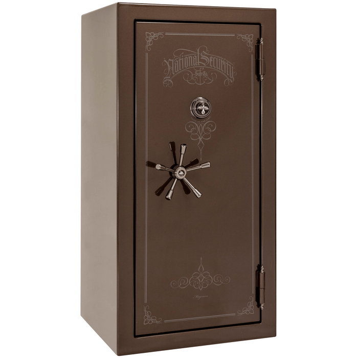 Magnum | 25 | Level 8 Security | 2.5 Hours Fire Protection | Bronze Gloss | Black Mechanical Lock | 60.5"(H) x 30"(W) x 29"(D)
