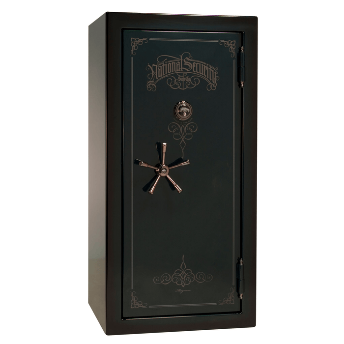 Magnum | 25 | Level 8 Security | 2.5 Hours Fire Protection | Green 2-Tone | Black Mechanical Lock | 60.5"(H) x 30"(W) x 29"(D)