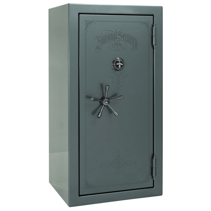 Magnum | 25 | Level 8 Security | 2.5 Hours Fire Protection | Forest Mist Gloss | Black Mechanical Lock | 60.5"(H) x 30"(W) x 29"(D)