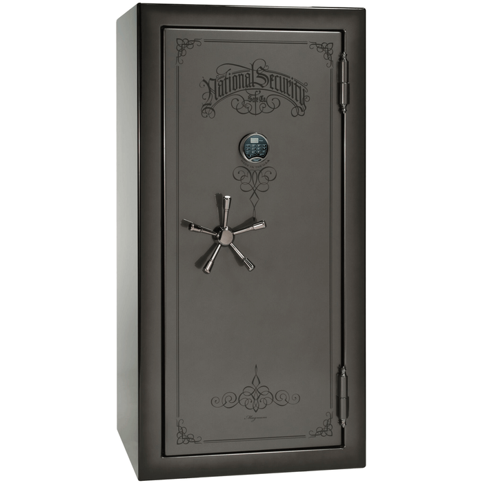 Magnum | 25 | Level 8 Security | 2.5 Hours Fire Protection | Gray 2-Tone | Black Electronic Lock | 60.5"(H) x 30"(W) x 29"(D)