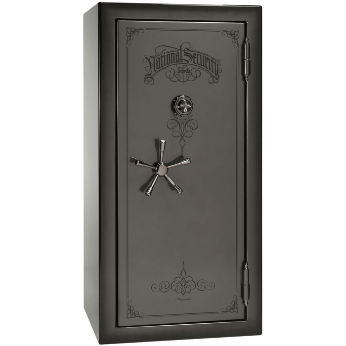 Magnum | 25 | Level 8 Security | 2.5 Hours Fire Protection | Gray 2-Tone | Black Mechanical Lock | 60.5"(H) x 30"(W) x 29"(D)