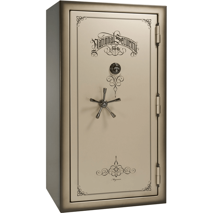 Magnum | 40 | Level 8 Security | 2.5 Hours Fire Protection | Champagne 2-Tone | Black Mechanical Lock | 65.5"(H) x 36"(W) x 32"(D)