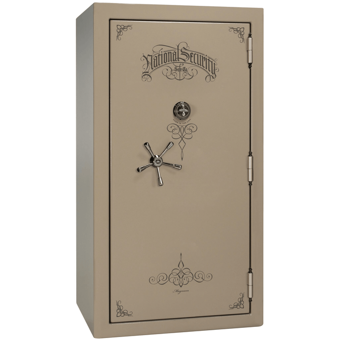 Magnum | 40 | Level 8 Security | 2.5 Hours Fire Protection | Champagne | Black Mechanical Lock | 65.5"(H) x 36"(W) x 32"(D)