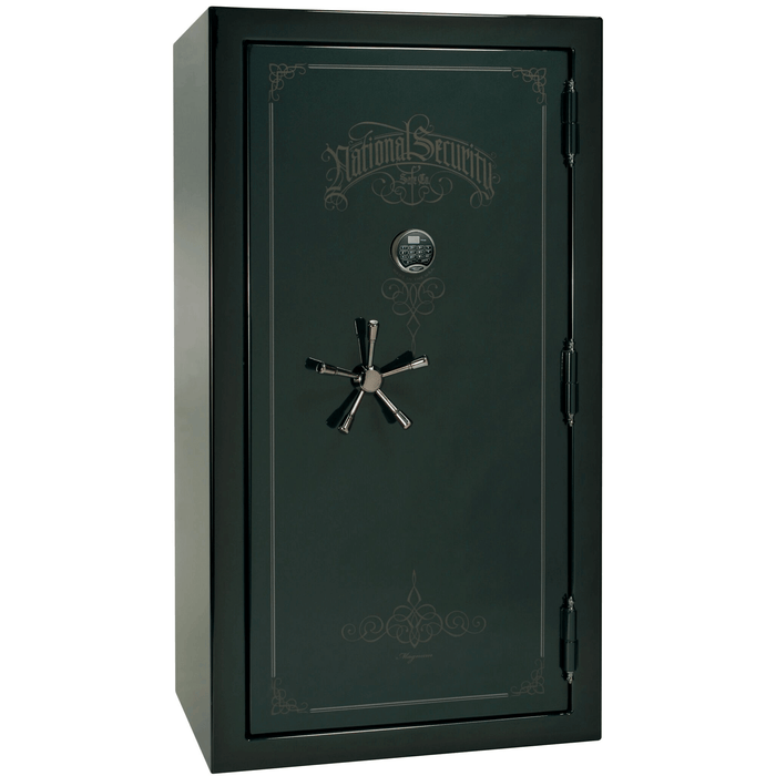 Magnum | 40 | Level 8 Security | 2.5 Hours Fire Protection | Green 2-Tone | Black Electronic Lock | 65.5"(H) x 36"(W) x 32"(D)