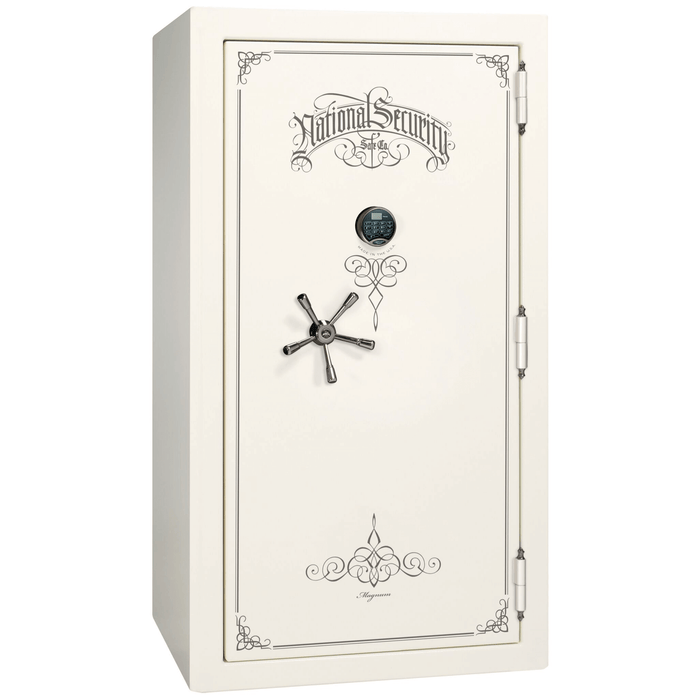 Magnum | 40 | Level 8 Security | 2.5 Hours Fire Protection | White Gloss | Black Electronic Lock | 65.5"(H) x 36"(W) x 32"(D)