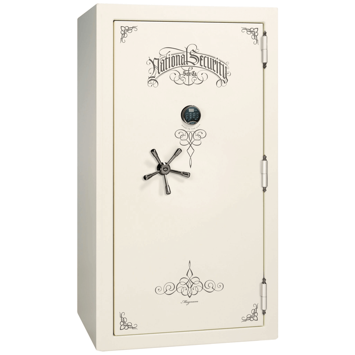 Magnum | 40 | Level 8 Security | 2.5 Hours Fire Protection | White | Black Electronic Lock | 65.5"(H) x 36"(W) x 32"(D)