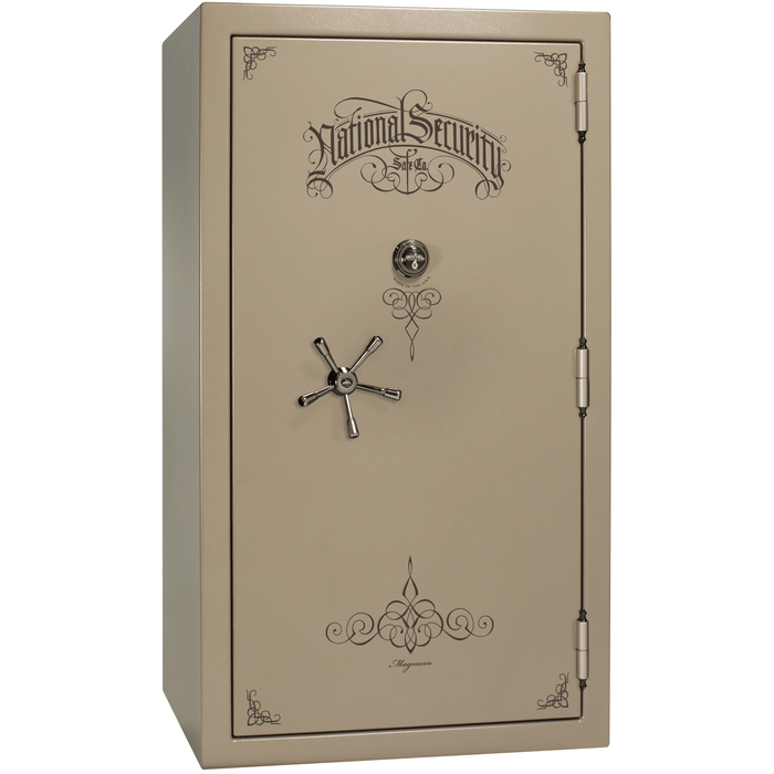Magnum | 50 | Level 8 Security | 2.5 Hours Fire Protection | Champagne | Black Mechanical Lock | 72.5"(H) x 42"(W) x 32"(D)