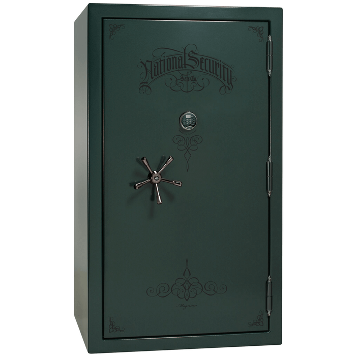 Magnum | 50 | Level 8 Security | 2.5 Hours Fire Protection | Green | Black Mechanical Lock | 72.5"(H) x 42"(W) x 32"(D)