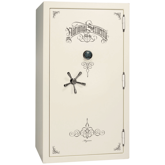 Magnum | 50 | Level 8 Security | 2.5 Hours Fire Protection | White | Black Electronic Lock | 72.5"(H) x 42"(W) x 32"(D)
