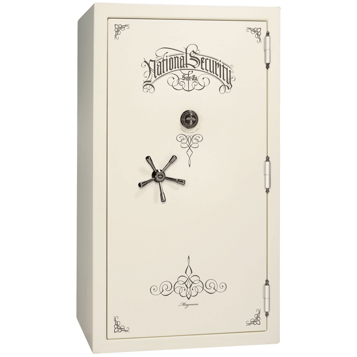 Magnum | 50 | Level 8 Security | 2.5 Hours Fire Protection | White | Black Mechanical Lock | 72.5"(H) x 42"(W) x 32"(D)