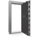 Vault Door Right Outswing | Gray Gloss | Black Mechanical Lock | 81-85"(H) x 27-42"(W) x 7-10"(D)