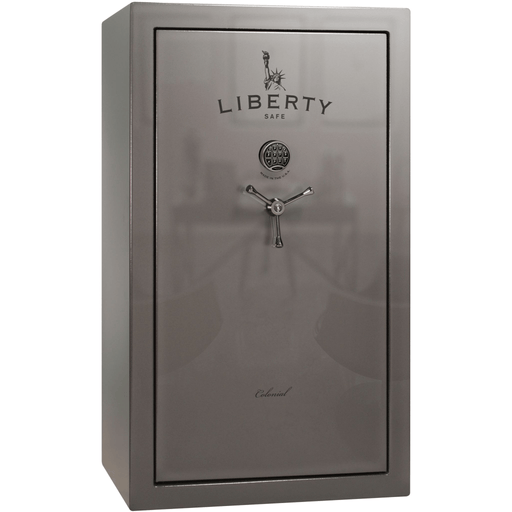 Colonial | 30 | Level 3 Security | 75 Minute Fire Protection | Gray Gloss | Black Electronic Lock | 60.5"(H) x 36"(W) x 25"(D)
