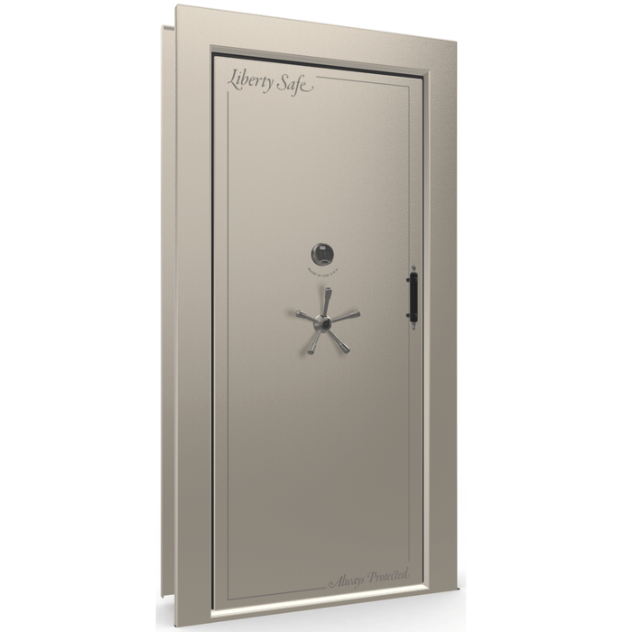 Vault Door Series | Out-Swing | Left Hinge | Black Gloss | Mechanical Lock