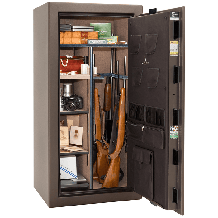 Colonial | 23 | Level 3 Security | 75 Minute Fire Protection | Bronze | Black Mechanical Lock | 60.5"(H) x 30"(W) x 25"(D)