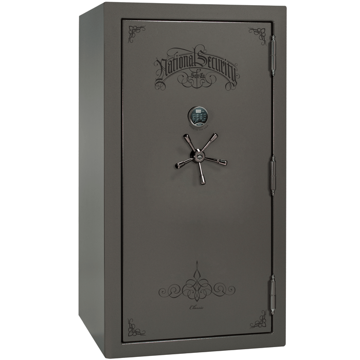 Classic Plus Series | Level 7 Security | 110 Minute Fire Protection | 50 | DIMENSIONS: 72.5"(H) X 42"(W) X 32"(D) | White Marble | Mechanical Lock