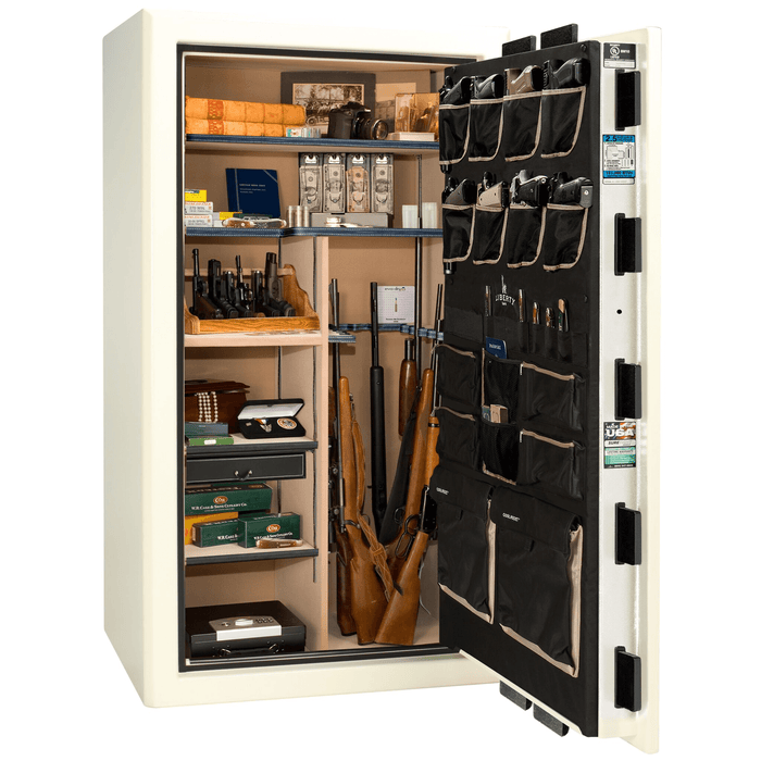 Presidential Series | Level 8 Security | 2.5 Hours Fire Protection | 50 | Dimensions: 72.5"(H) x 42"(W) x 32"(D) | Blue Gloss | Electronic Lock
