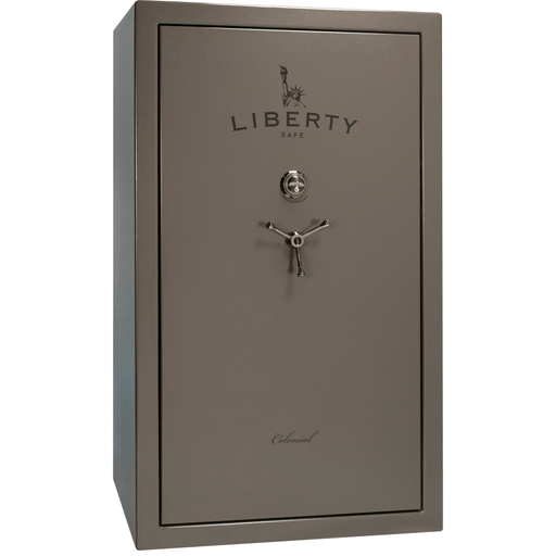 Colonial | 50 | Level 3 Security | 75 Minute Fire Protection | Gray | Black Mechanical Lock | 72.5"(H) x 42"(W) x 30.5"(D)