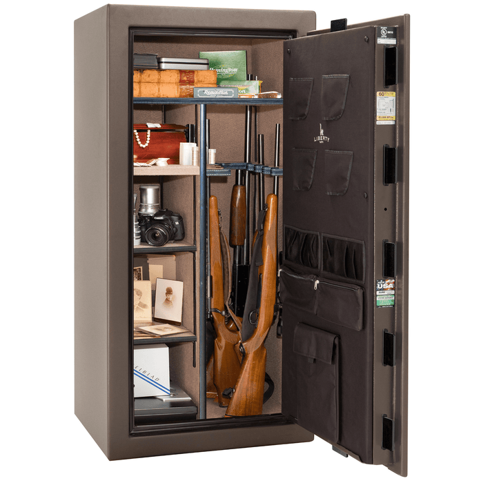 Colonial | 23 | Level 3 Security | 75 Minute Fire Protection | Bronze | Black Electronic Lock | 60.5"(H) x 30"(W) x 25"(D)