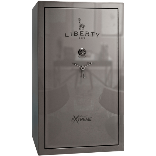 Colonial Extreme | 50 | Level 3 Security | 75 Minute Fire Protection | Gray Gloss | Black Mechanical Lock | 72.5"(H) x 42"(W) x 30.5"(D)