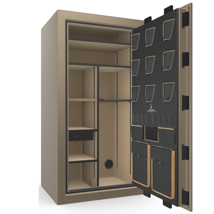 Classic Plus | 40 | Level 7 Security | 110 Minute Fire Protection | Champagne | Black Electronic Lock | 65.5"(H) x 36"(W) x 32"(D)