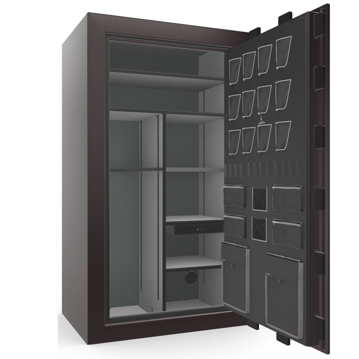 Classic Plus | 50 | Level 7 Security | 110 Minute Fire Protection | Black Cherry Gloss | Black Electronic Lock | 72.5"(H) x 42"(W) x 32"(D)