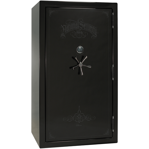 Classic Plus | 50 | Level 7 Security | 110 Minute Fire Protection | Black Gloss | Black Electronic Lock | 72.5"(H) x 42"(W) x 32"(D)