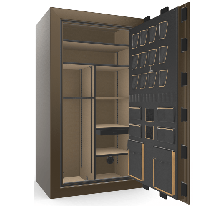 Classic Plus | 50 | Level 7 Security | 110 Minute Fire Protection | Bronze Gloss | Black Mechanical Lock | 72.5"(H) x 42"(W) x 32"(D)