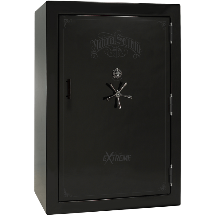 Classic Select Extreme | 60 | Level 6 Security | 90 Minute Fire Protection | Black Gloss | Black Mechanical Lock | 72.5"(H) x 50"(W) x 32"(D)
