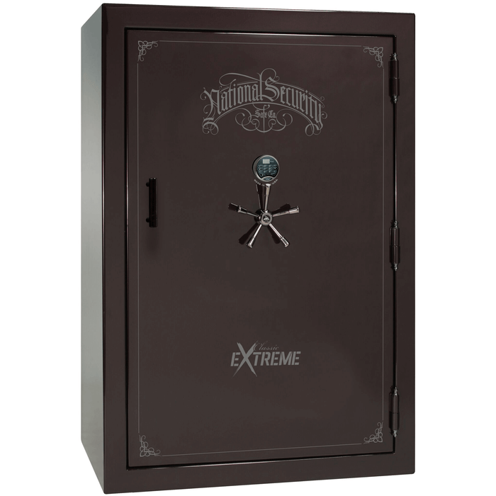 Classic Select Extreme | 60 | Level 6 Security | 90 Minute Fire Protection | Black Cherry Gloss | Black Electronic Lock | 72.5"(H) x 50"(W) x 32"(D)