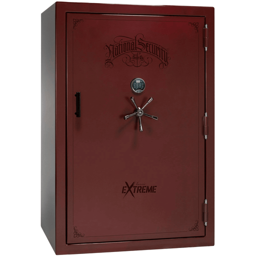 Classic Select Extreme | 60 | Level 6 Security | 90 Minute Fire Protection | Burgundy | Black Electronic Lock | 72.5"(H) x 50"(W) x 32"(D)